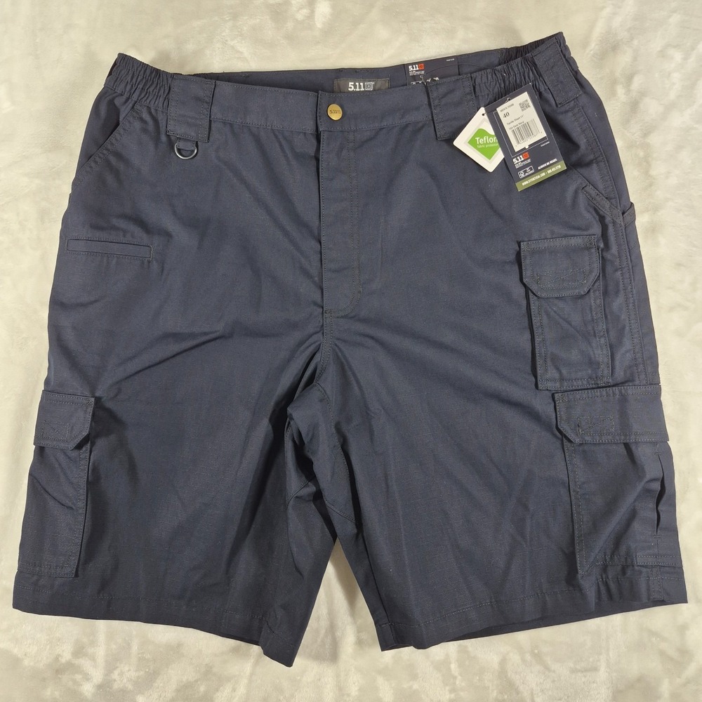 5.11 Tactical Cargo Shorts Men's 40 Blue 11" Inseam‎ Taclite Ripstop Casual NWT